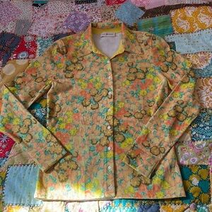 Tory Burch size large button up blouse